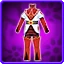 紅色撲克士兵服裝