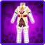 白色撲克士兵服裝